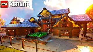 Lego Fortnite MANSION Tutorial | Cozy RANCH House Step by Step