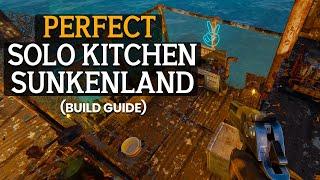 Sunkenland: Perfect Solo Kitchen For Beginners With A View In Sunkenland! (Tutorial Build Guide)