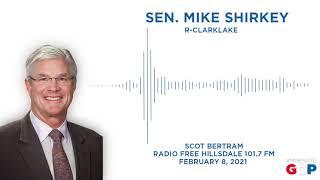 Sen. Shirkey joins Scott Bertram on Radio Free Hillsdale