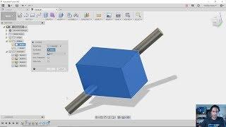 3D Sketch in Fusion 360 - Create an Angled Hole