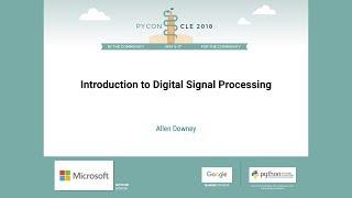 Allen Downey - Introduction to Digital Signal Processing - PyCon 2018