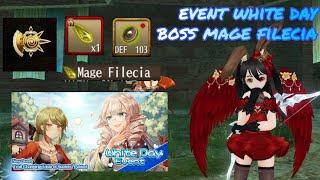 toram online - new update event white day review boss mage filecia - yusagi