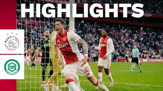 First Ajax goal for Wout Weghorst! 🫡 | Highlights Ajax - FC Groningen | Eredivisie