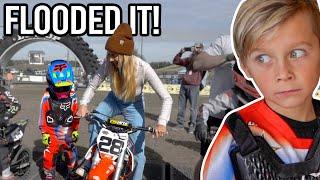 MOM COULDN'T START MY BIKE!! Jagger Craig Races Mini O's