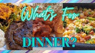 What's For Dinner? 3 Home Cooked Dinner's Of The Week