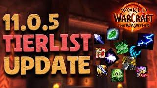 RANKING ALL SPECS & CLASSES IN MYTHIC+ | 11.0.5 PATCH UPDATE | The War Within