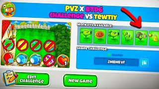 We have 10 minutes in BTD 6 to create the HARDEST Plants VS Zombies Challenge!
