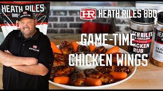 Game-time Chicken Wings | Traeger Timberline & Goldens' Cast Iron Cooker | Heath Riles