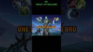 MY [ ARGUS 1 HIT BUILD BRO ] #ARGUS #Shorts #MLBB #mobilelegends #argusbestbuild #argusbuild