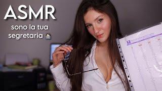 ASMR ‍ SONO LA TUA SEGRETARIA E TI AIUTO CON IL LAVORO | Secretary Roleplay ‍