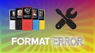 How to fix "Format Error" on MP3/MP4 players [AGPtEK A02]