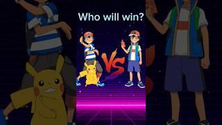 Alola Ash vs Galar Ash|Pikachu vs pikachu|Who will win?#pokemon #trending #viral #youtube #shorts