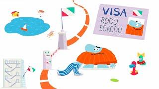  Бодо Бородо -   Как получить Визу? | Мультик для детей  / Бодо путешествия