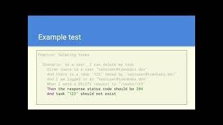 Testing API's written in PHP using the Behat feature testing tool - Timo Bakx