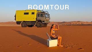 Excap expedition vehicle ROOMTOUR (with self-built composting toilet)