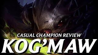 Kog'Maw has no personality, so the community invented one for him || Casual Champion Review