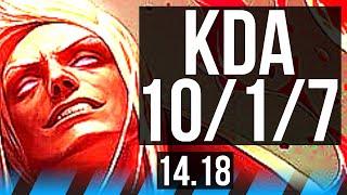 VLADIMIR vs KATARINA (MID) | 10/1/7, 900+ games, Legendary | EUW Grandmaster | 14.18