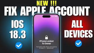 ( Tested on iPhone Pro Max iOS 18.3 ) Remove & Fix Apple Account Activation Lock on iPhone iOS 18.x