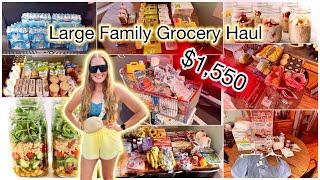 *New* LARGE Family Grocery Haul / Cooking & Adventures with 8 KIDS