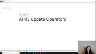 MongoDB - Array Update Operators