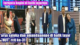 AMANDA MANOPO & ARYA SALOKA DI BALIK LAYAR "HUT" RCTI KE-31 TAHUN