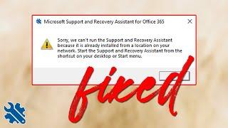 [Fix] Sorry, We Can't Run The Support And Recovery Assistant Tool
