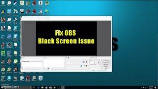 Fix OBS black screen on laptops with Nvidia GPU