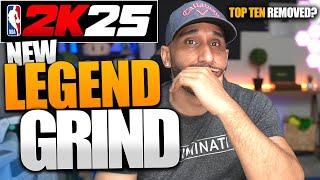 NBA 2K25 NEW LEGEND GRIND | TOP TEN REMOVED? | NBA 2K25 NEWS UPDATE