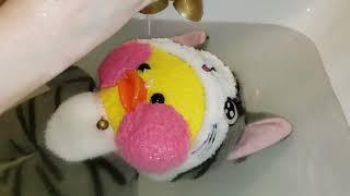 lalafanfan распаковка посылки для утки #лалафанфан утя купается Duck lalafanfan bath #katy nastushik