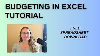 Tracking Personal Finances and Budgeting in Excel for Beginners