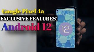 Google Pixel 4a Android 12 Exclusive Features | Top Features!