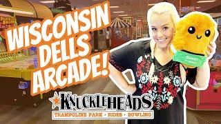 Claw Machine Craze and Ticket Haul at Knuckleheads Wisconsin Dells