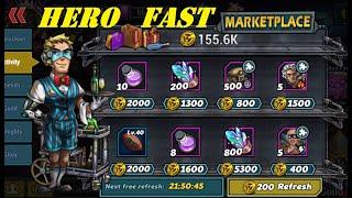 Lelanders Clone Evolution 427 How to get hero's fast without old store