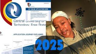 HOW TO APPLY ONLINE AT CUT FOR 2025 | CENTRAL UNIVERSITY OF TECHNOLOGY ONLINE APPLICATION