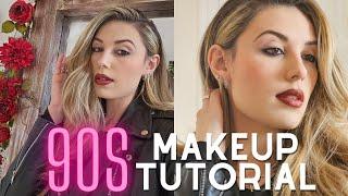 90s Makeup Trends From The Year I Was Born| Nostalgic Makeup Tutorial | Victoria Lyn