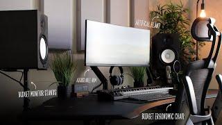 Minimalistic Music Studio Setup & Desk Tour (2022)