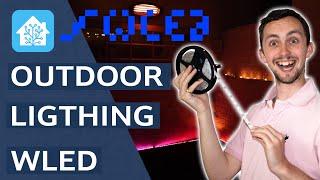 Outdoor Lighting using WS2812B LED Strip with WLED - Setup Guide and Tutorial