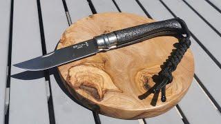DIY CUSTOM OPINEL N°10 (burnt wood)