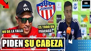 BRUTAL  JUNIOR DE BARRANQUILLA NO LEVANTA CABEZA Y LOS HINCHAS PIDEN LA DE FARIAS