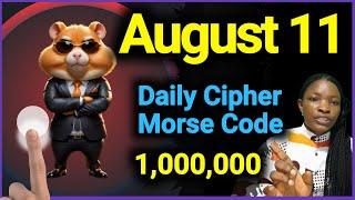 11 August Hamster Kombat Daily Cipher Code  Today