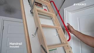 FAKRO LWT thermo-insulated attic ladder