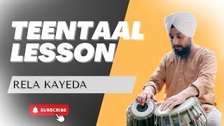 LESSON | TEEN TAAL | RELA KAYEDA | TIRKIT PRACTICE |