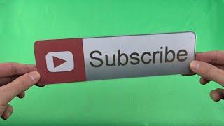 SUBSCRIBE BUTTON GREEN SCREEN EFFECT #2