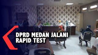 Seluruh Anggota DPRD Medan Ikuti Rapid Tes