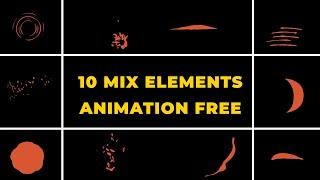 Elements | Shapes Strokes/Lines pop up Animations - Green Screen/Chroma Key Effects