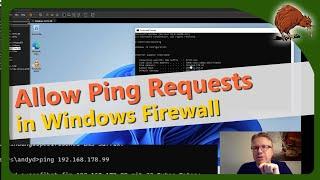 Windows: Allow ping in Windows firewall