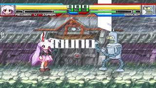 NICK54222 MUGEN: Reisen Udongein Inaba (me) VS Bender