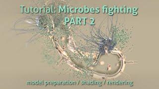 Houdini Tutorial Promo: Microbes fighting PART 2 + HIP files.