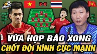 Vừa Họp Báo Xong, HLV Kim Chốt Đội Hình Cực Mạnh Đấu Thái, Thay Đổi Toàn Bộ, Đầy Ắp Tin Vui Cho ĐTVN