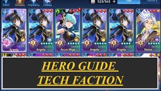 TECH FACTION HERO GUIDE 2024 Mobile Legends: Adventure